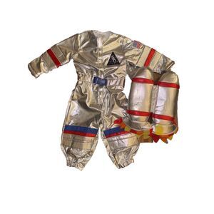 NWT Pottery Barn Kids ASTRONAUT Halloween Costume Space Suit Size 12-24 Months
